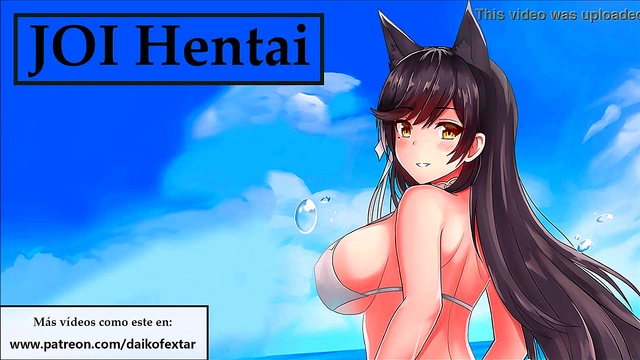 JOI hentai with a horny slut'in Spanish