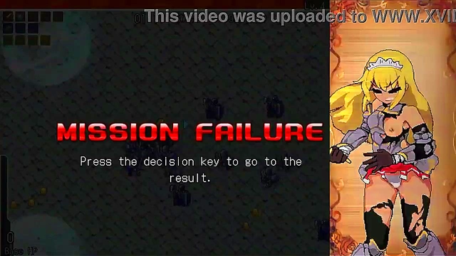 Pretty female soldiers in hentai ryona sex with men in gsenka act hentai game new gameplay