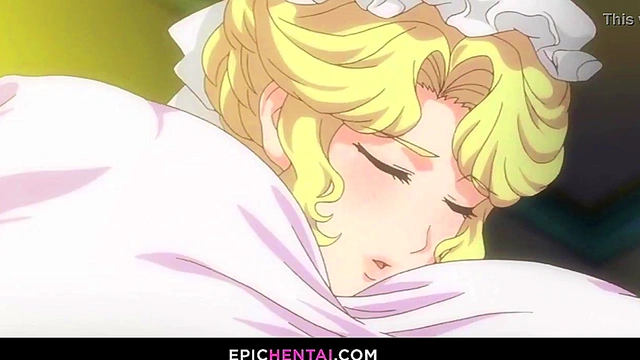 Blonde maid takes care of your needs - Hentai waifu character porn