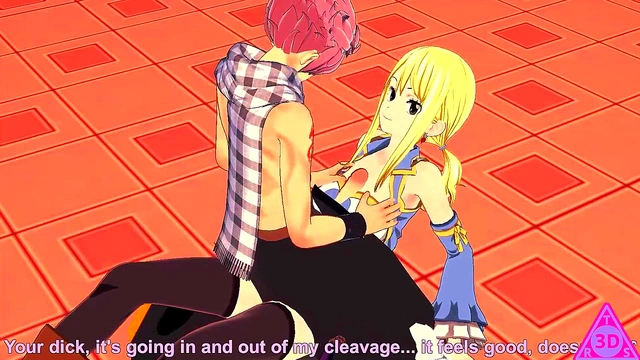 Lucy Natsu Fairy Tail hentai videos blowjob handjob horny and cumshot gameplay porn uncensored... Thereal3dstories..