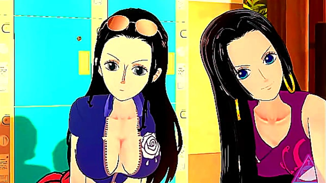 KOIKATSU'Nami Boa Hancock Nico Robin ONEPIECE hentai videos have sex blowjob handjob