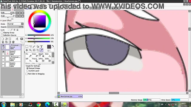 Desenhando Hentai Kushina Uzumaki (Naruto Shippuden) - Repost