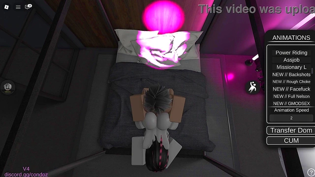 Roblox slut parties a little too hard with me