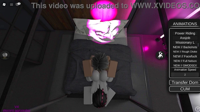 Roblox slut parties a little too hard with me