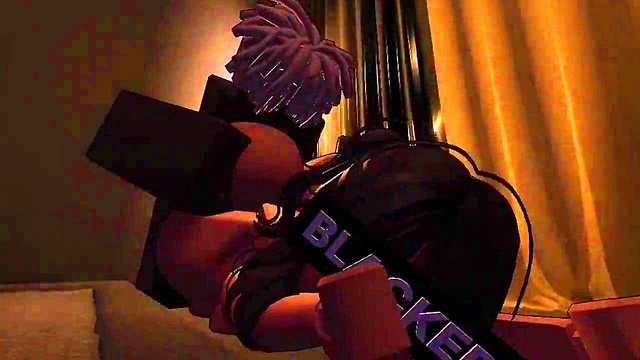 Roughed down by his HUGE BBC~ (BLACKED ROBLOX)
