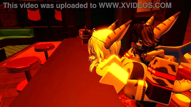 Shark Girl having a good time with uhhhh herself???