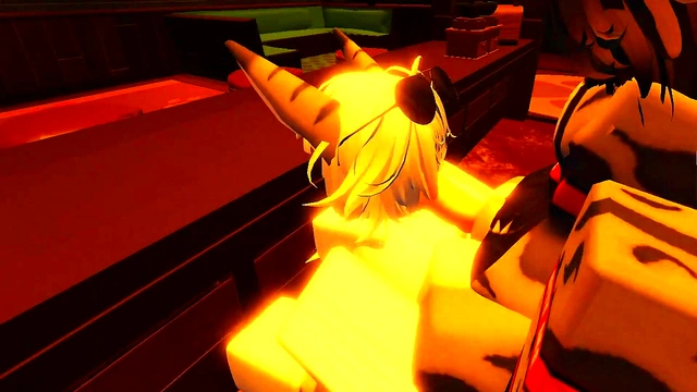 Shark Girl having a good time with uhhhh herself???