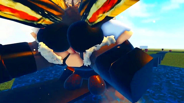Godzilla VS Mothra Sex Battle on Roblox