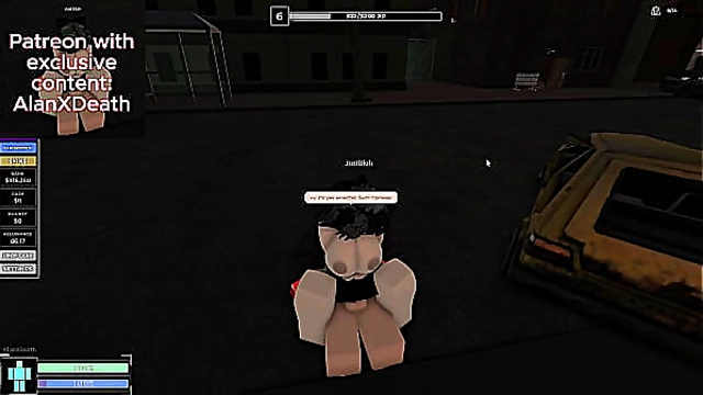 Found this precious girl and fucked her wild in roblox criminality condo