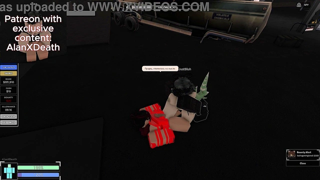 Found this precious girl and fucked her wild in roblox criminality condo