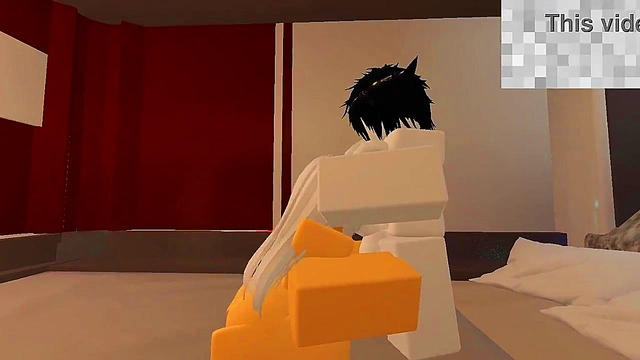 Getting fucked by a randmon guy in Roblox ( 02 )