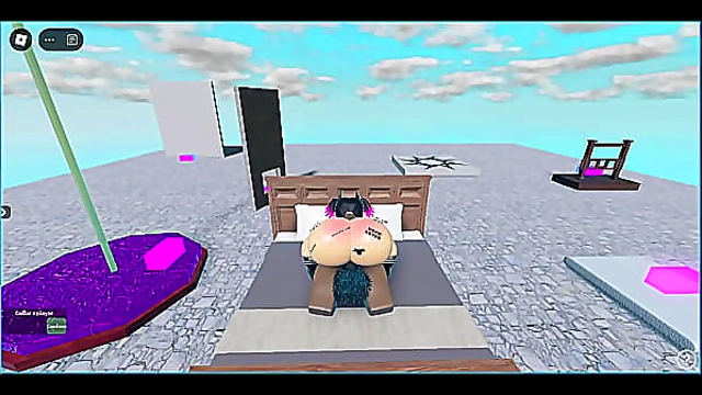 White slut gets fucked by a BBC (ROBLOX)