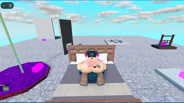 White slut gets fucked by a BBC (ROBLOX)