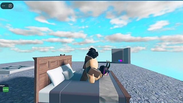White slut gets fucked by a BBC (ROBLOX)