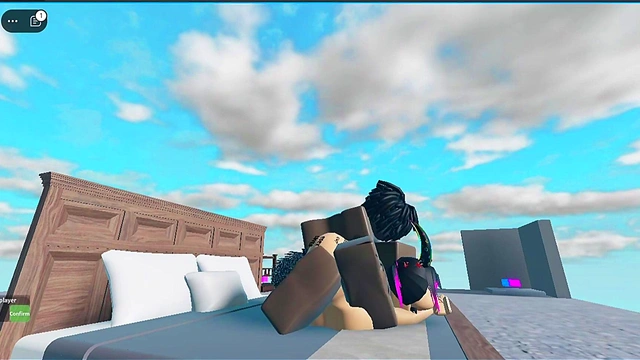 White slut gets fucked by a BBC (ROBLOX)