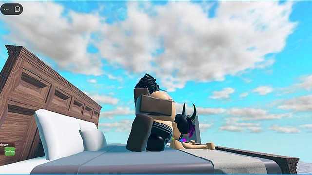 White slut gets fucked by a BBC (ROBLOX)