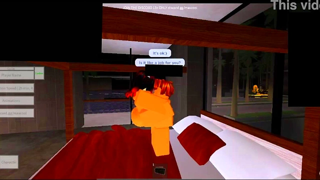 Getting fucked on the hidden side of Roblox