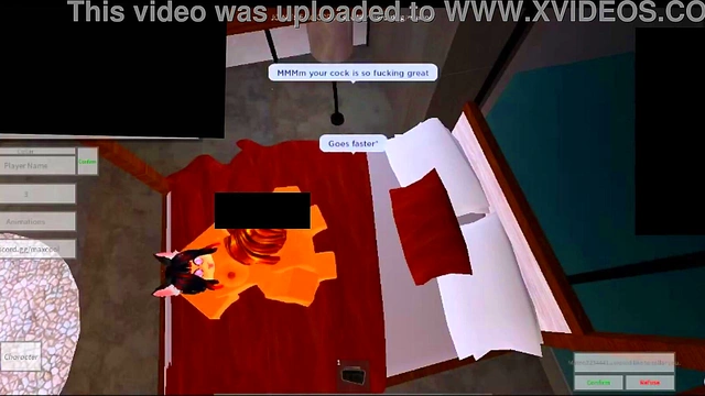 Getting fucked on the hidden side of Roblox