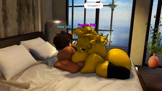 Fucking randoms girls in Roblox condos Ep 1: The Noobie Slut