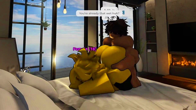 Fucking randoms girls in Roblox condos Ep 1: The Noobie Slut