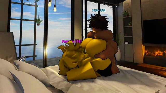 Fucking randoms girls in Roblox condos Ep 1: The Noobie Slut