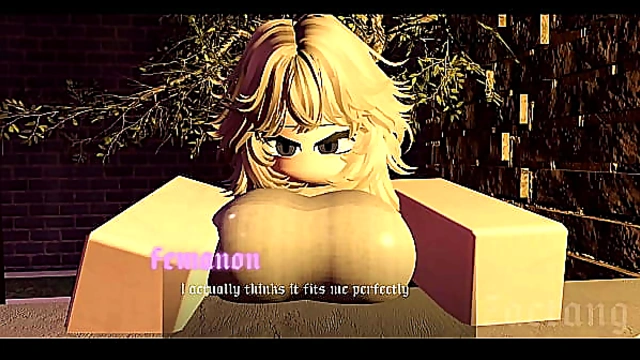 Russian girl hungry for Asian cock (Roblox)