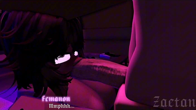 Russian girl hungry for Asian cock (Roblox)