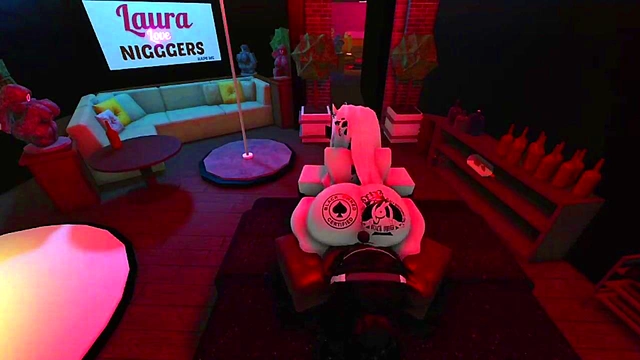 white slut couldn't get enough of this bull cock~ (roblox)