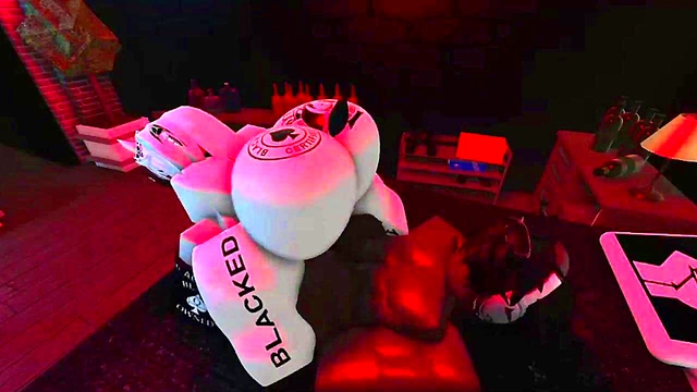 white slut couldn't get enough of this bull cock~ (roblox)