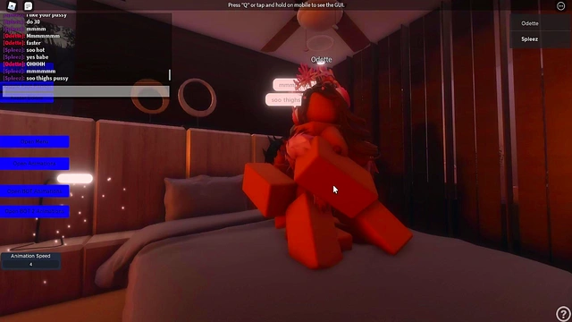 Hot horny girl want to have sex with her on roblox