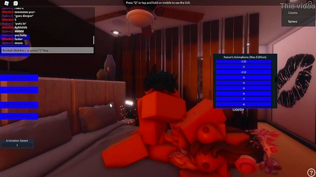 Hot horny girl want to have sex with her on roblox