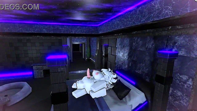 furry trans girl gets gooned in roblox studio