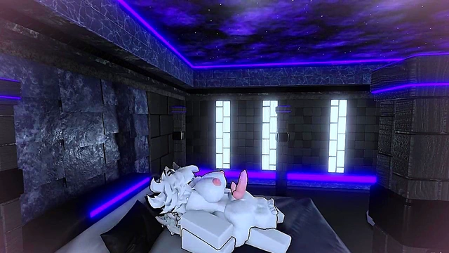 furry trans girl gets gooned in roblox studio