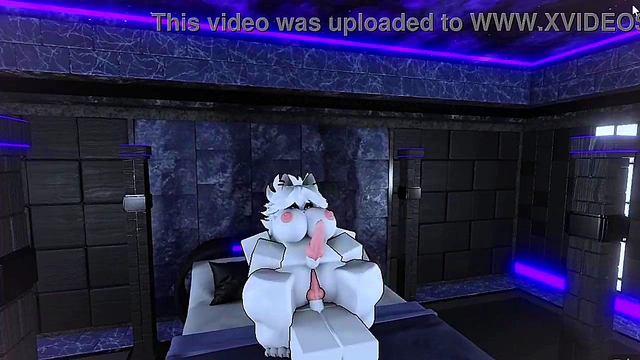 furry trans girl gets gooned in roblox studio