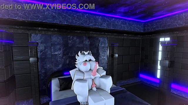 furry trans girl gets gooned in roblox studio