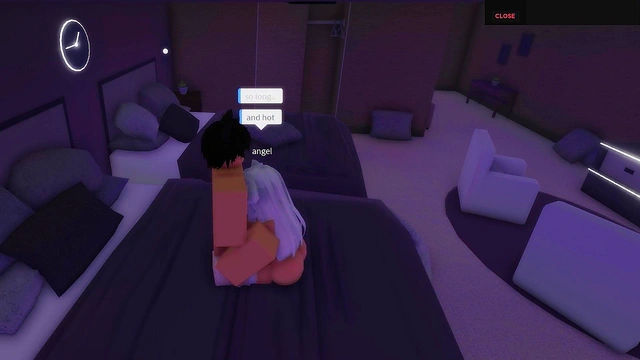 Roblox Fucking story in a hotel room(self roleplay)