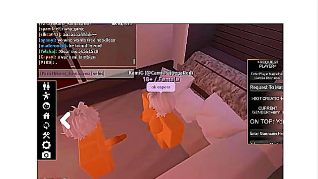 This guy fucked me hard until I was full (Roblox sex)
