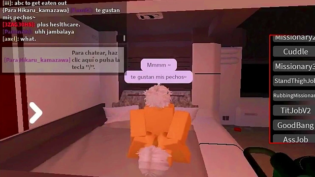 This guy fucked me hard until I was full (Roblox sex)
