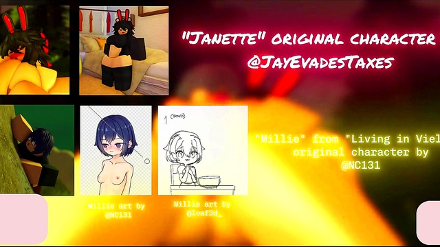 Roblox: lesbianas calientes se masturban