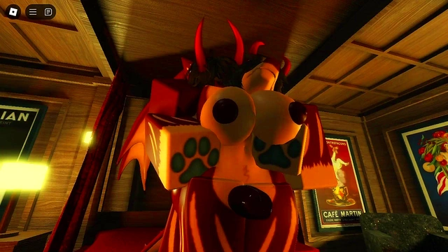 My girlfriend and I became furries for halloween and we fucked like that (Roblox)