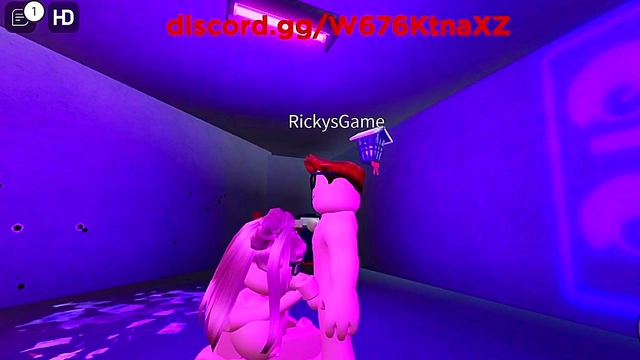Barely legal virgin nerd gets blown by slut [ROBLOX]