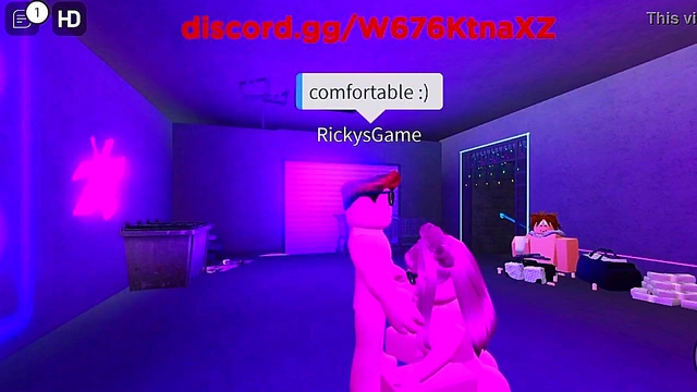 Barely legal virgin nerd gets blown by slut [ROBLOX]