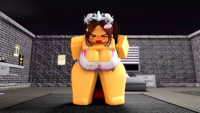 Cute girl swore she could handle rough anal so I didn't hold back/ Fan request 7 [Roblox]