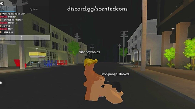 Roblox Bitch Get's Fucked by her step brother