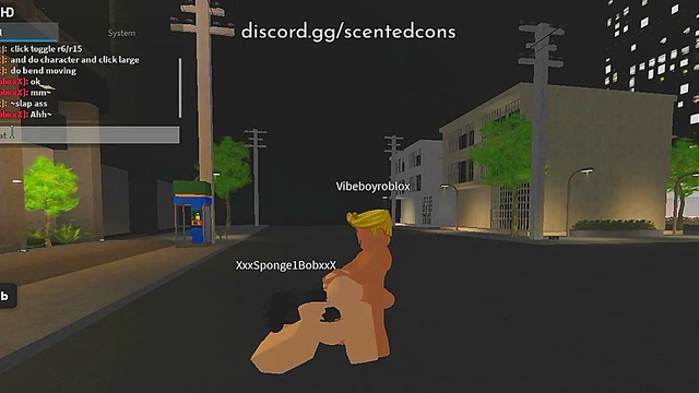 Roblox Bitch Get's Fucked by her step brother