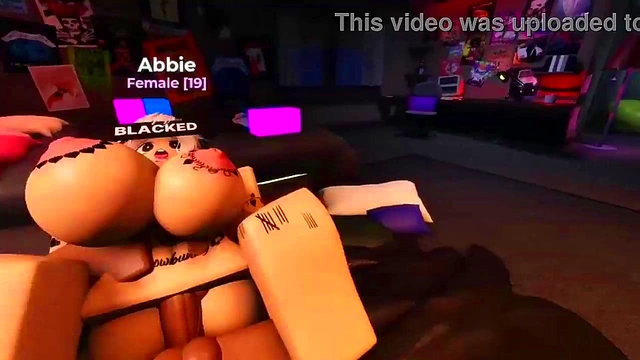 Fucked Roblox slut fill her with my cum!