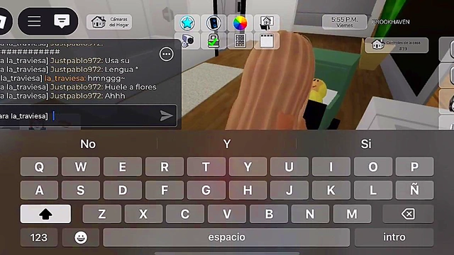 Bitch sucks my dick and I lick her ass in return on Roblox Brookhaven