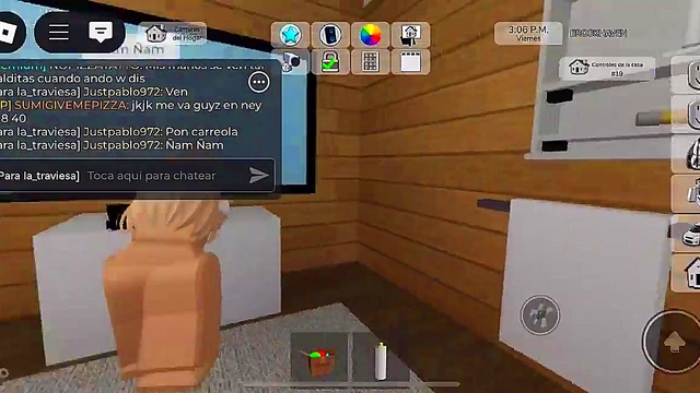 Bitch sucks my dick and I lick her ass in return on Roblox Brookhaven