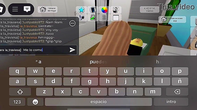Bitch sucks my dick and I lick her ass in return on Roblox Brookhaven