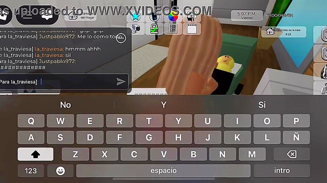 Bitch sucks my dick and I lick her ass in return on Roblox Brookhaven
